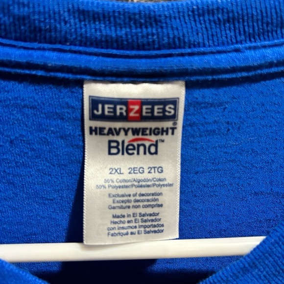 Boise State Jerzees Blue and Orange Short Sleeve Tee - Picture 2 of 3